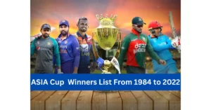 Asia Cup Winners List from 1984 to 2022 New Update