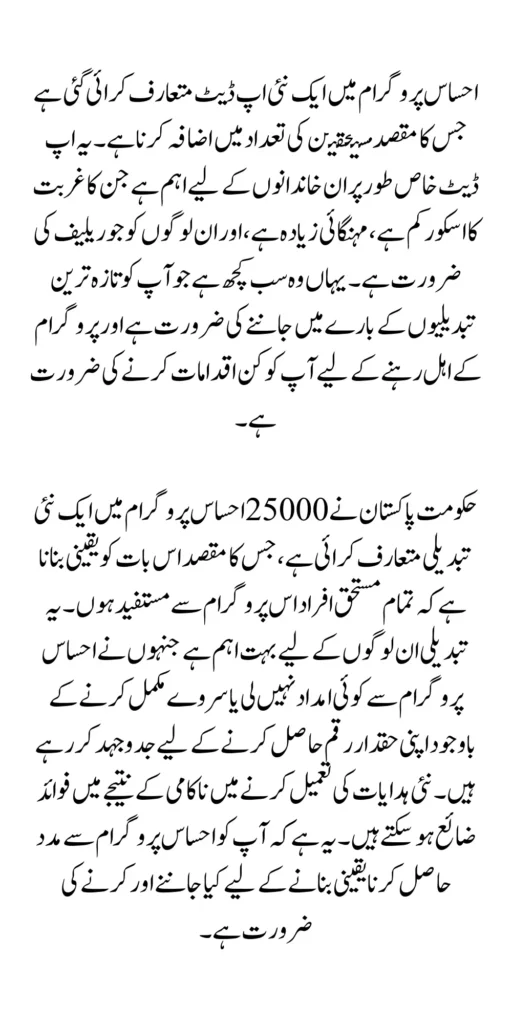 Last Date For Ehsaas 25000 In NSER Survey Easy Method 2024