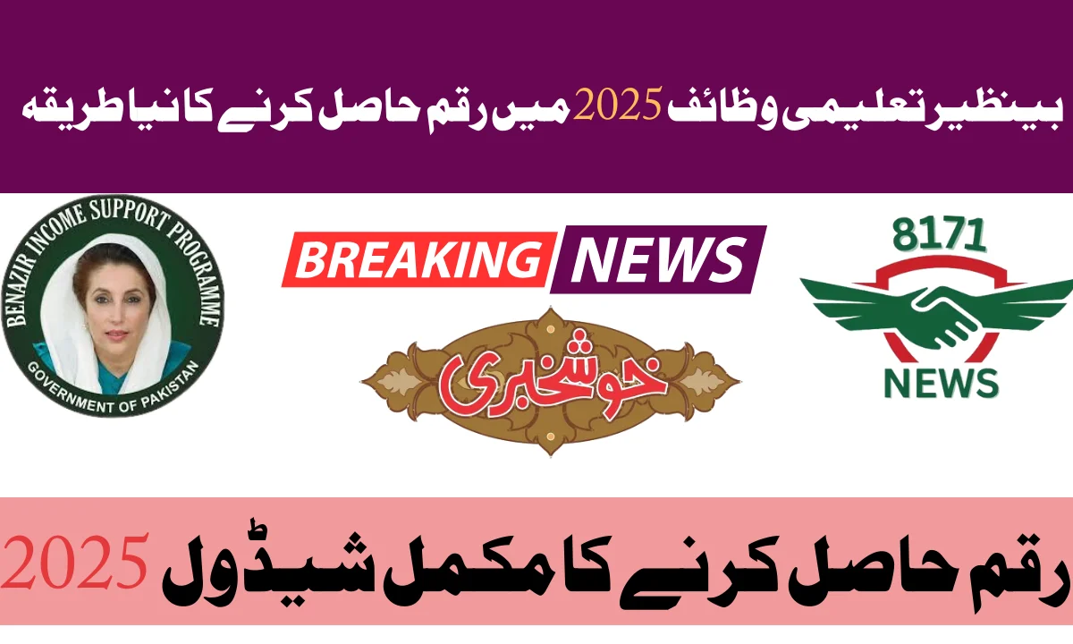 2025 میں رقم حاصل کرنے کا مکمل شیڈول
