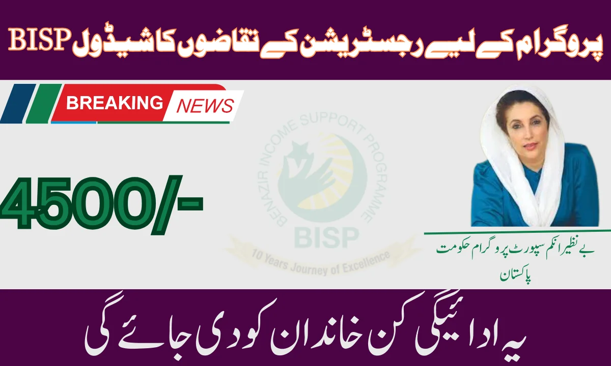 BISP Program Registration