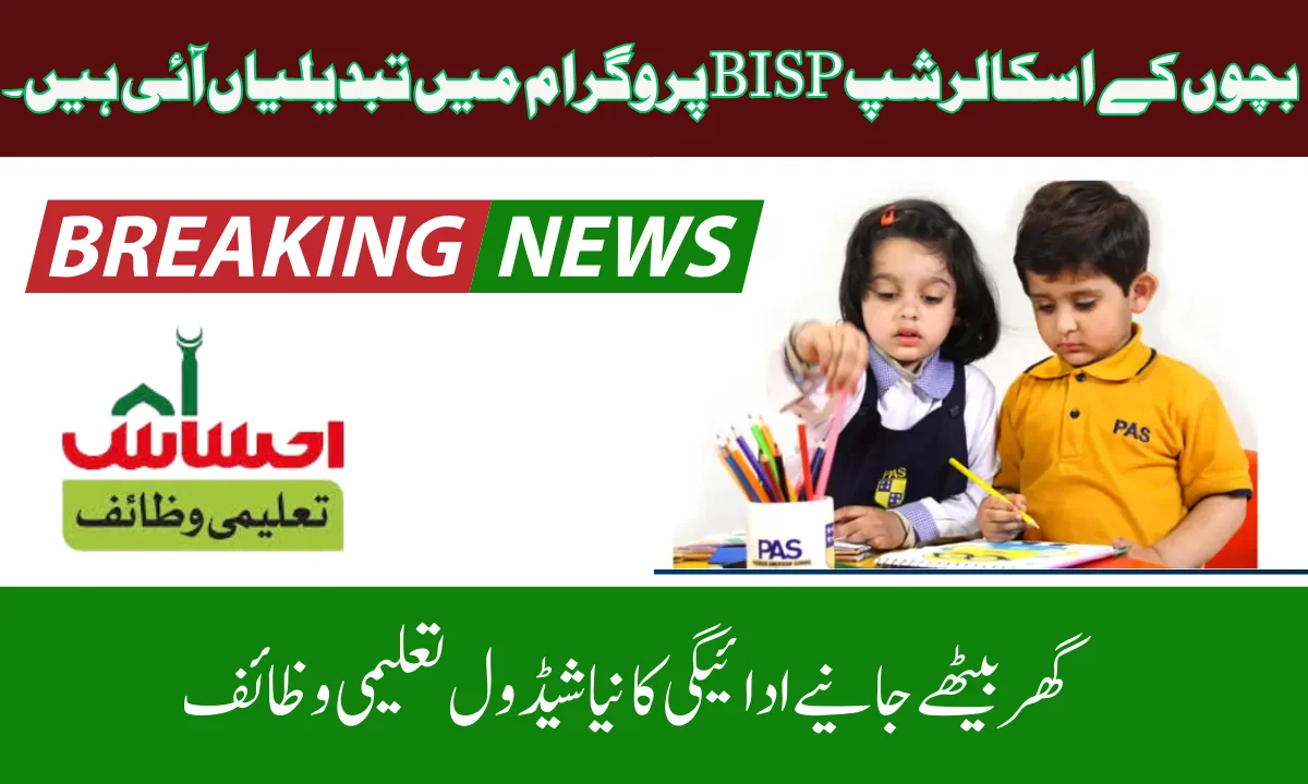 Changes to the BISP program
