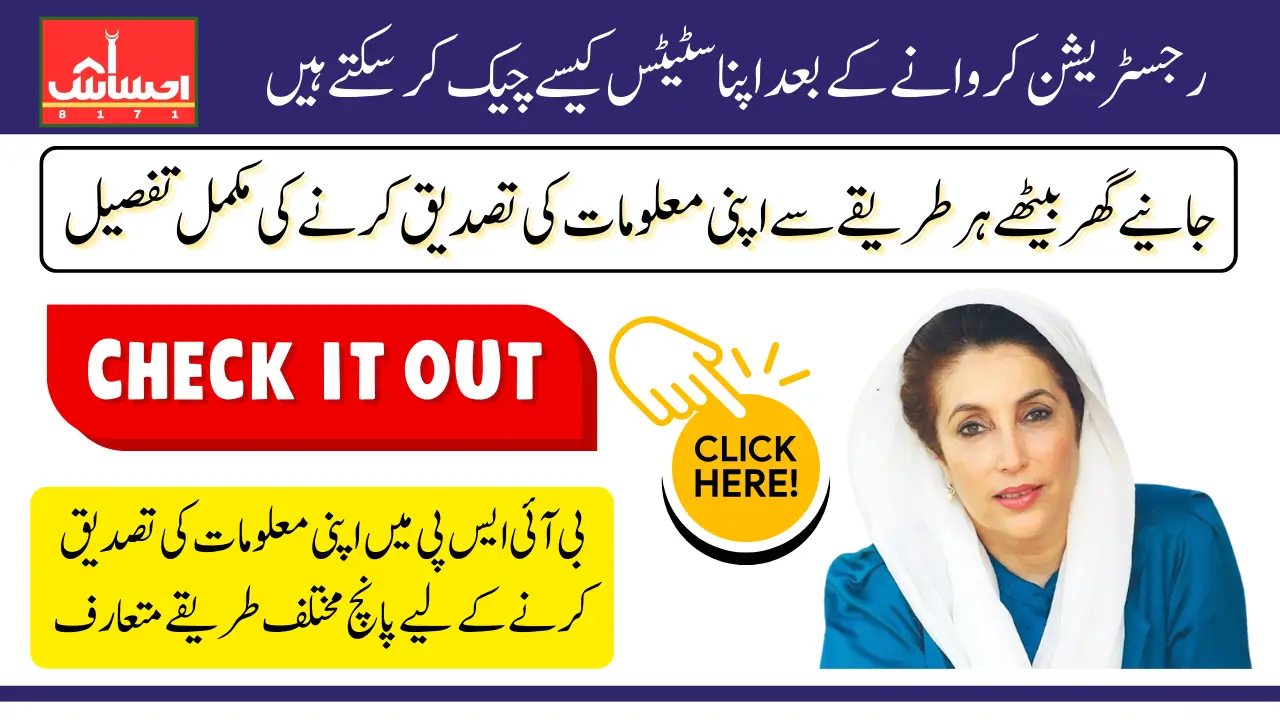 Already Applied For BISP 8171? Check Your Registration Status Now Full Guide