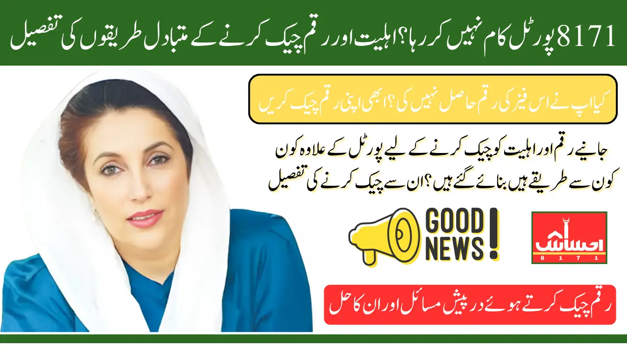 BISP 8171 Online Check Balance Without Using Web Portal Latest Update 2025