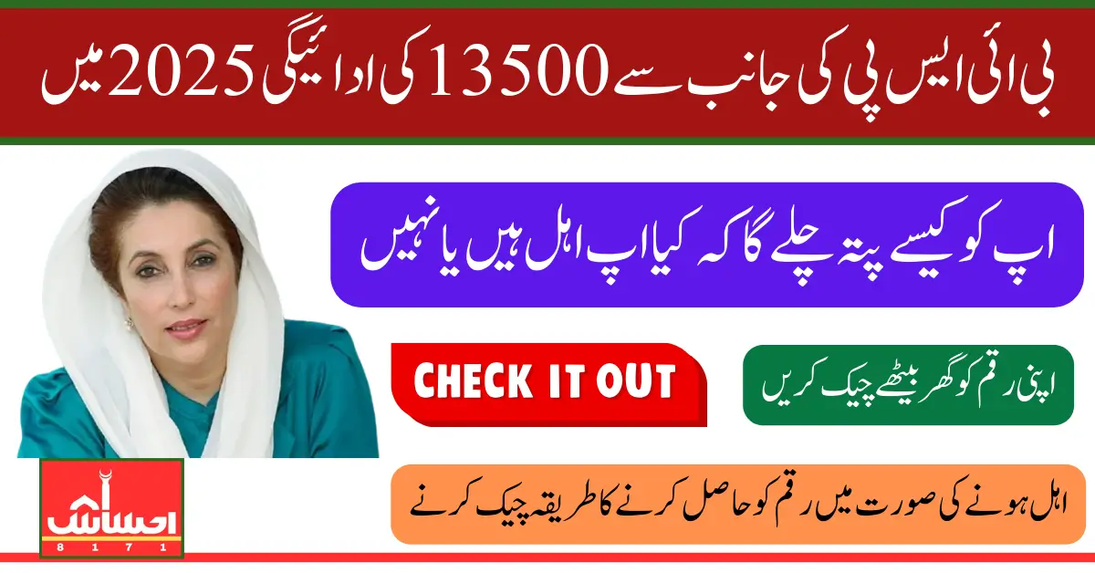 BISP 8171 Payment April 2025 How to Instantly Check and Receive Your 13500