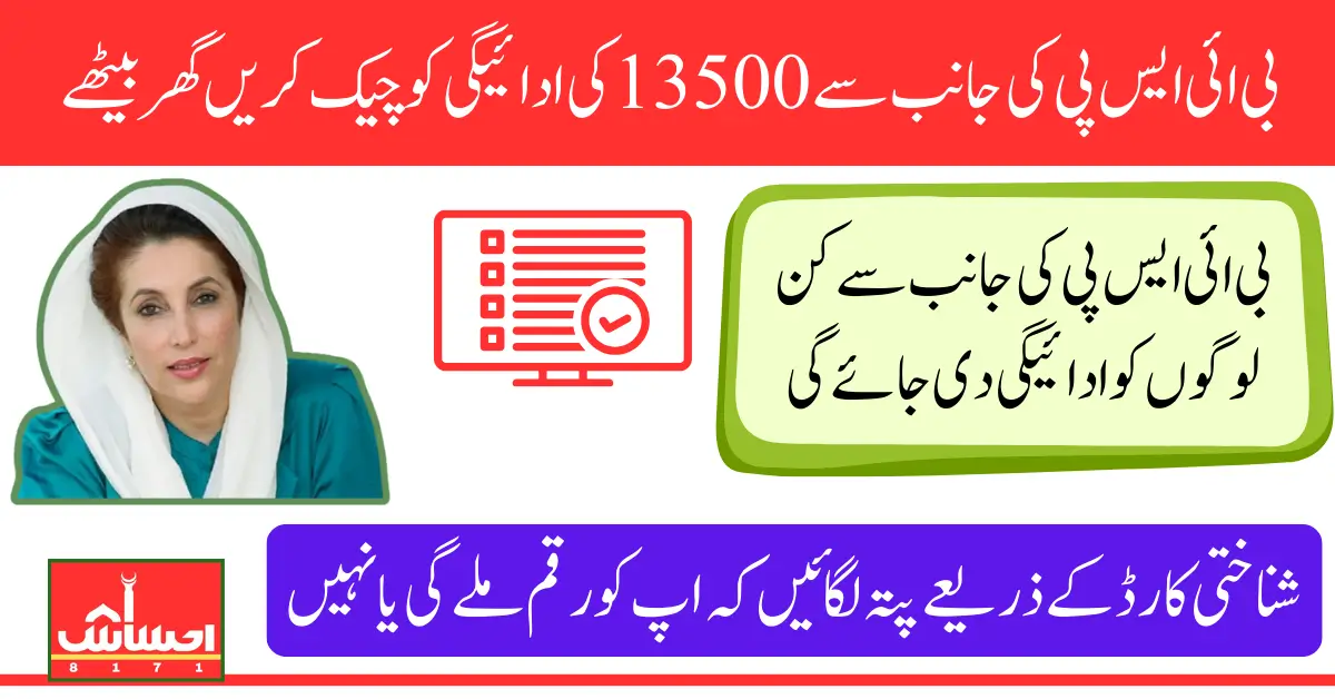 BISP 8171 Registration Status Online Check By CNIC 2025 Know Complete Details