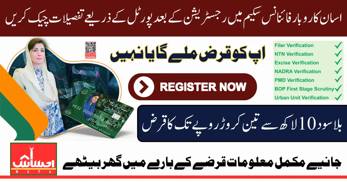 Punjab Asaan Karobar Finance Program Loans Update For People Who Already Applied