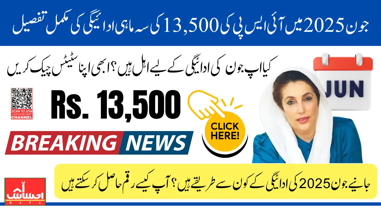 BISP June 2025 Payment Details Check Eligibility Status And Widrawal Process
